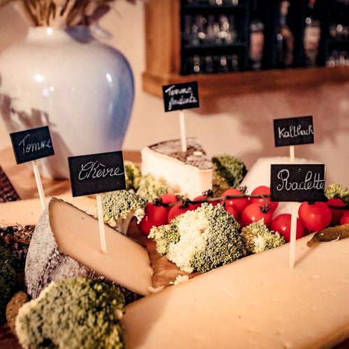 12 Ardoises sur pic en bois