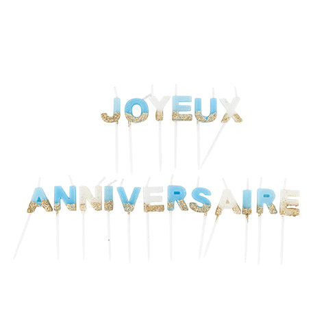 Bougies joyeux anniversaire