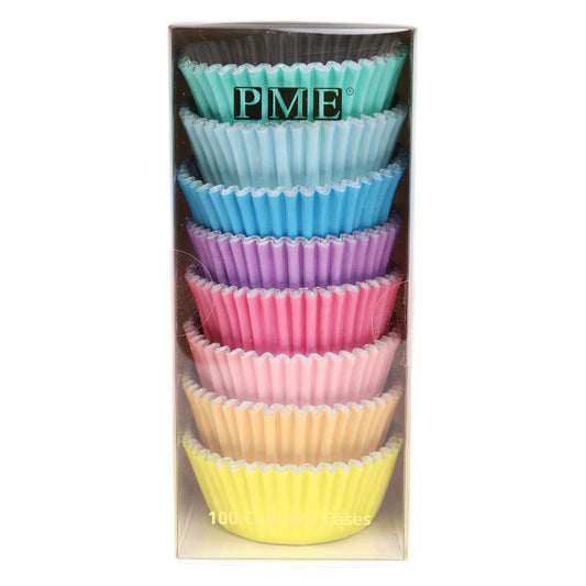 PME - 100 caissettes à cupcakes pastel