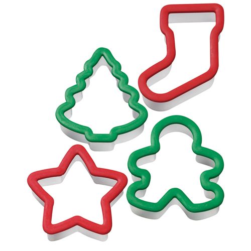 Wilton - Set de 4 emporte-pièces de Noël