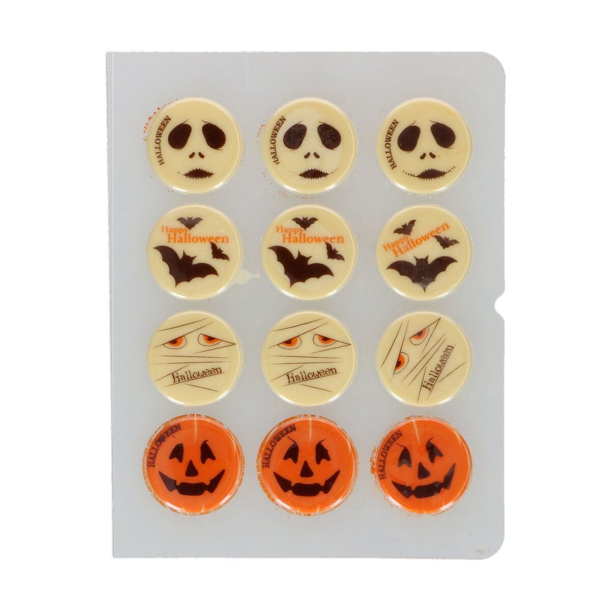 Funcakes - Décoration en chocolat Halloween x12