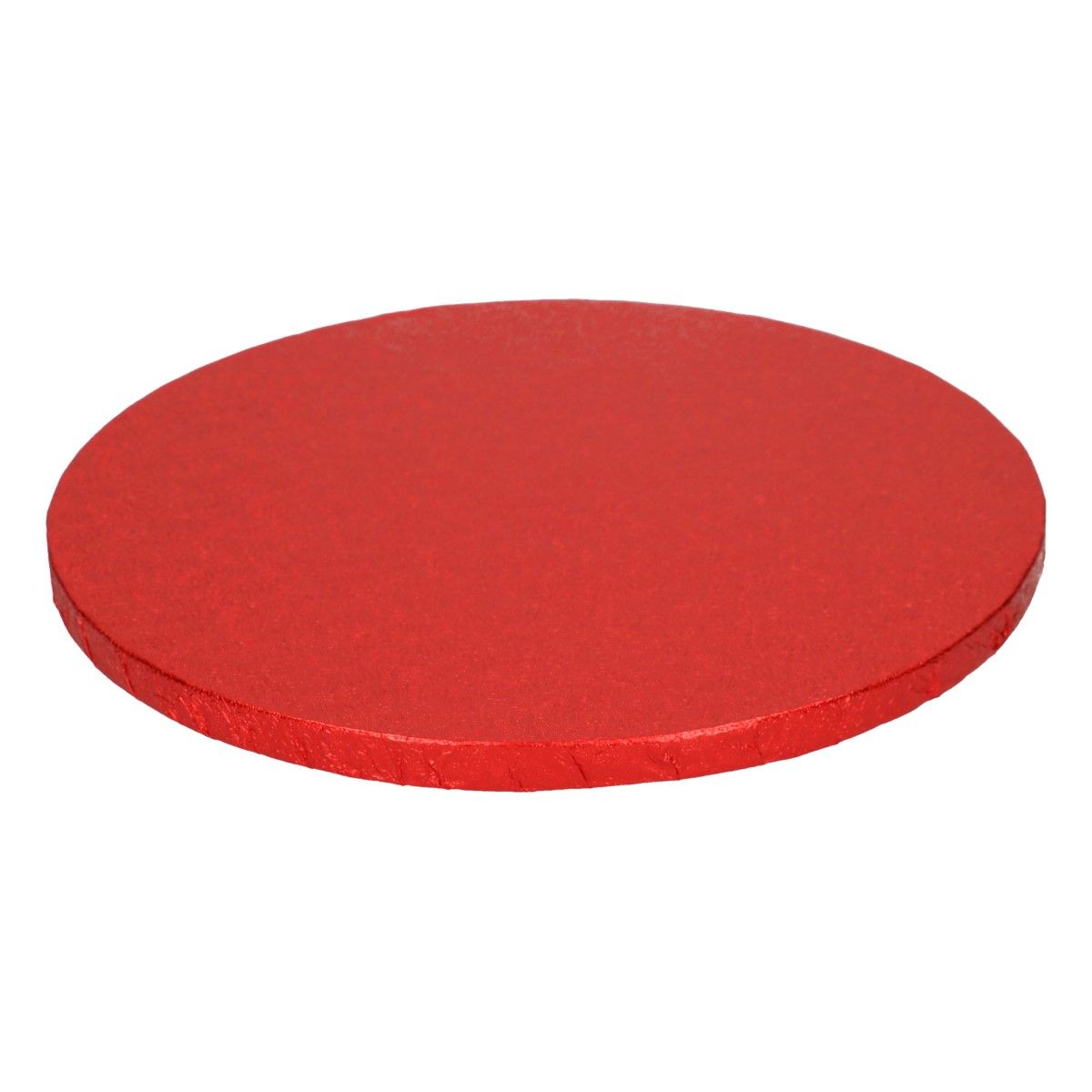 Funcakes - Fond rond rouge épais 25cm