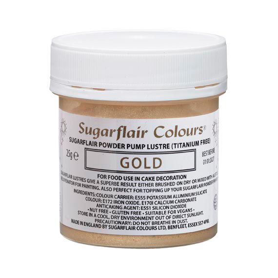 Sugarflair - recharge pour poudre de paillettes en spray 25g