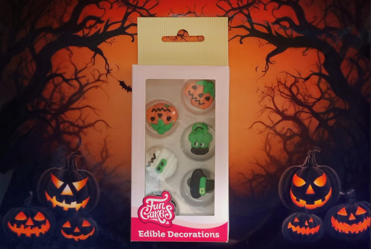 Funcakes - Déco en sucre Halloween x12