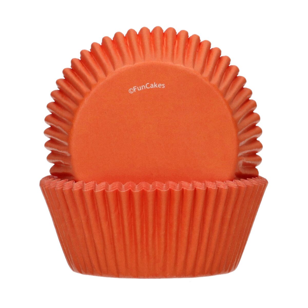 Funcakes - Caissettes à cupcakes orange x48