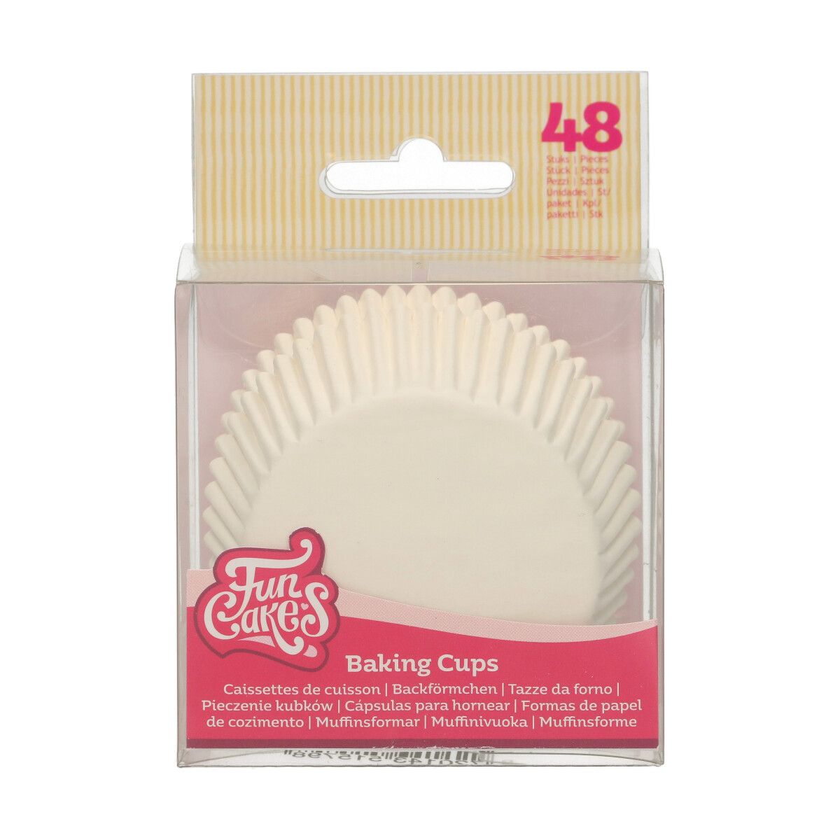 Funcakes - Caissettes à Cupcakes blanches x48