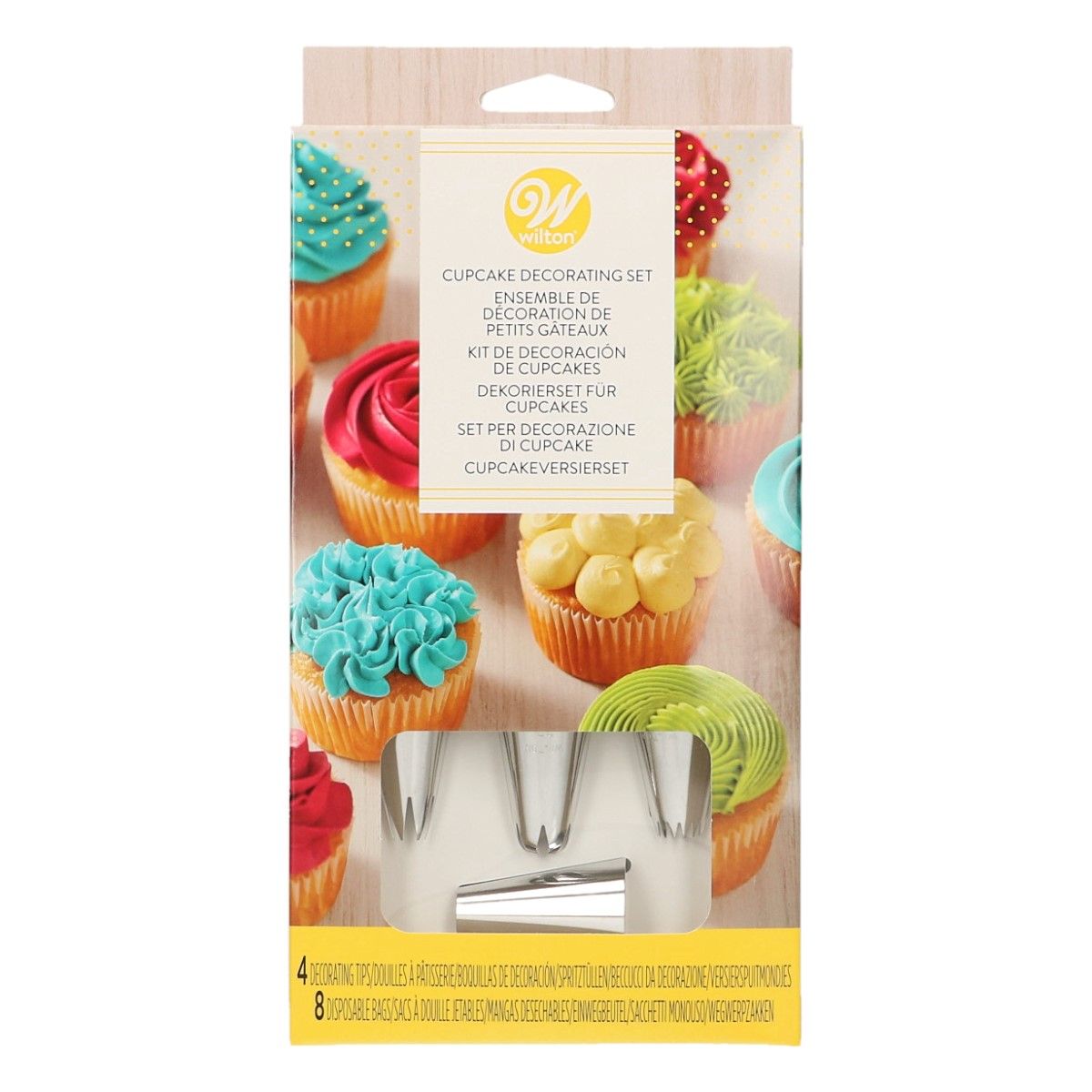 Wilton - Kit douilles et poches déco cupcake