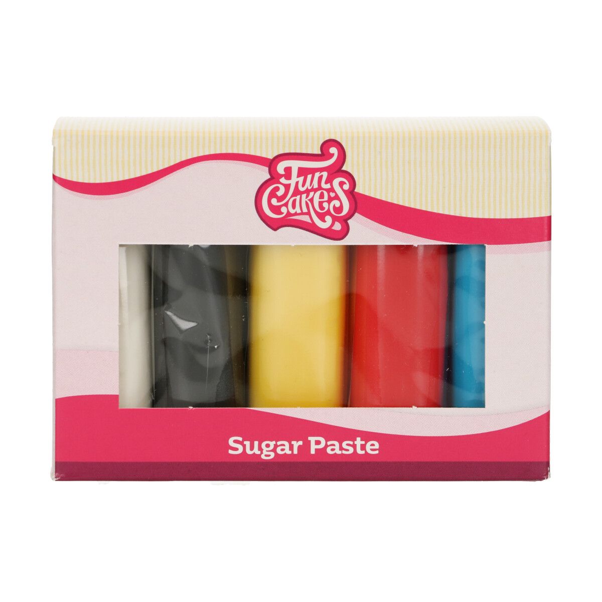 Funcakes - Pâte à sucre, set de couleurs 500g