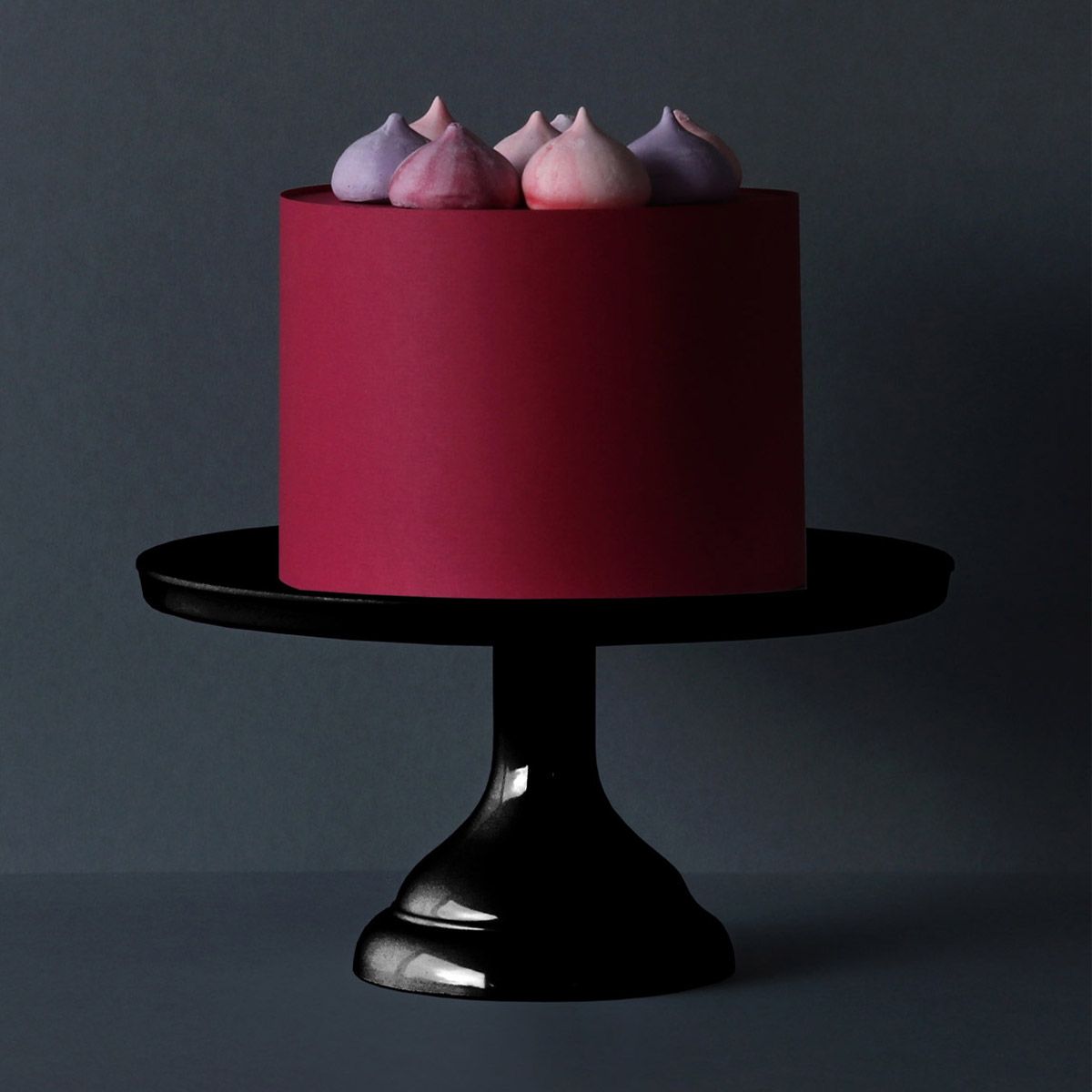 ALLC - Support à gâteau noir diamètre 23,5cm